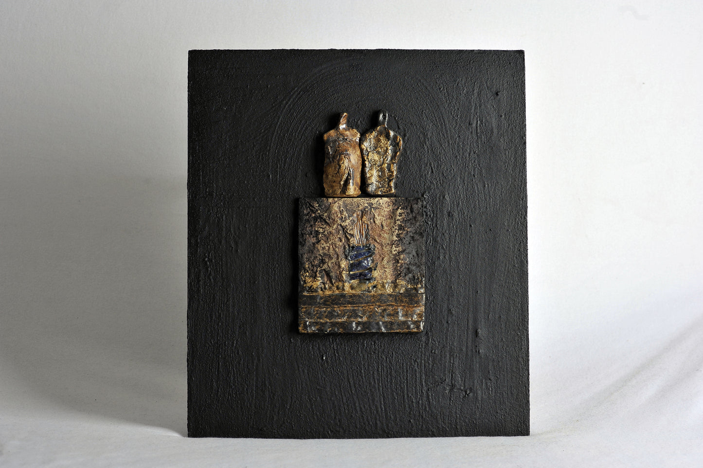 PAREJA TERRESTRE. Ricardo Nowinski. 50x43 cm. Año 2020