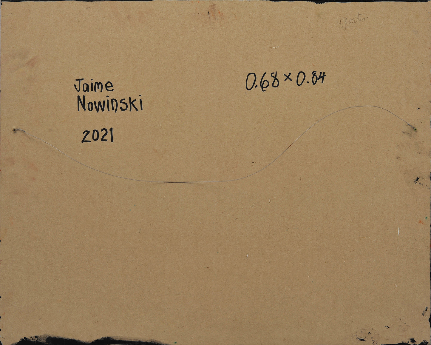 SIN TÍTULO. Jaime Nowinski, Uruguay. Año 2021, 68X84cm