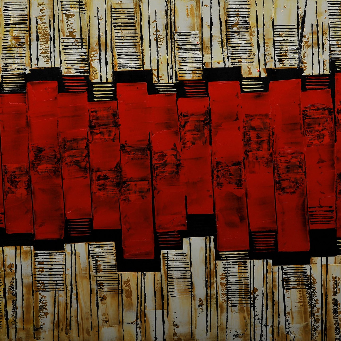 ESTRUCTURA ABSTRACTA 5. Jaime Nowinski, Uruguay. Año 2021, 68x100cm