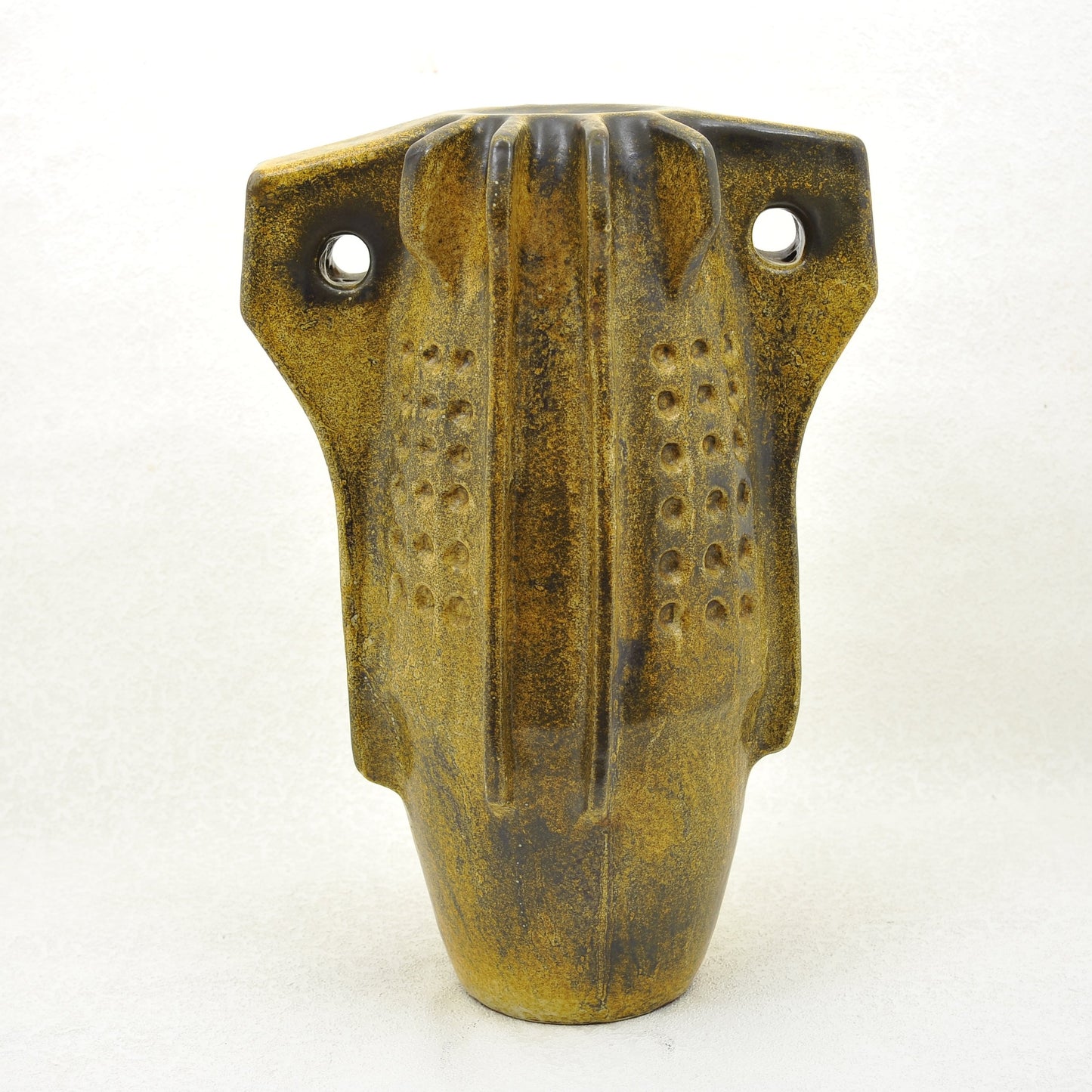 HOMENAJE A MODIGLIANI. Escultura en gres. Jaime Nowinski, Uruguay. Año 1987, 52x34x23cm