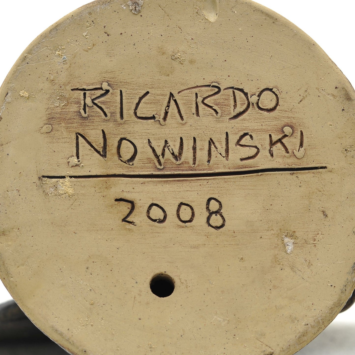 EL OTRO OMBÚ. Escultura en gres. Ricardo Nowinski, Uruguay. Año 2008, 43x28cm