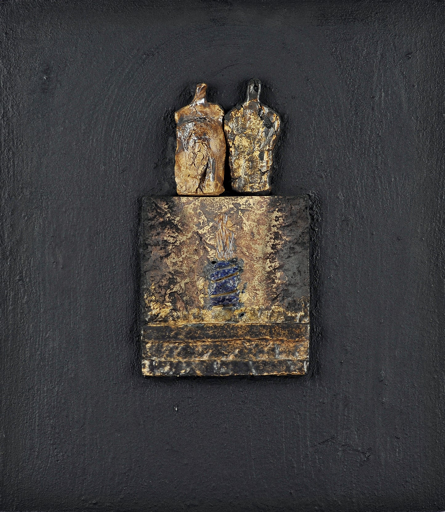 PAREJA TERRESTRE. Ricardo Nowinski. 50x43 cm. Año 2020