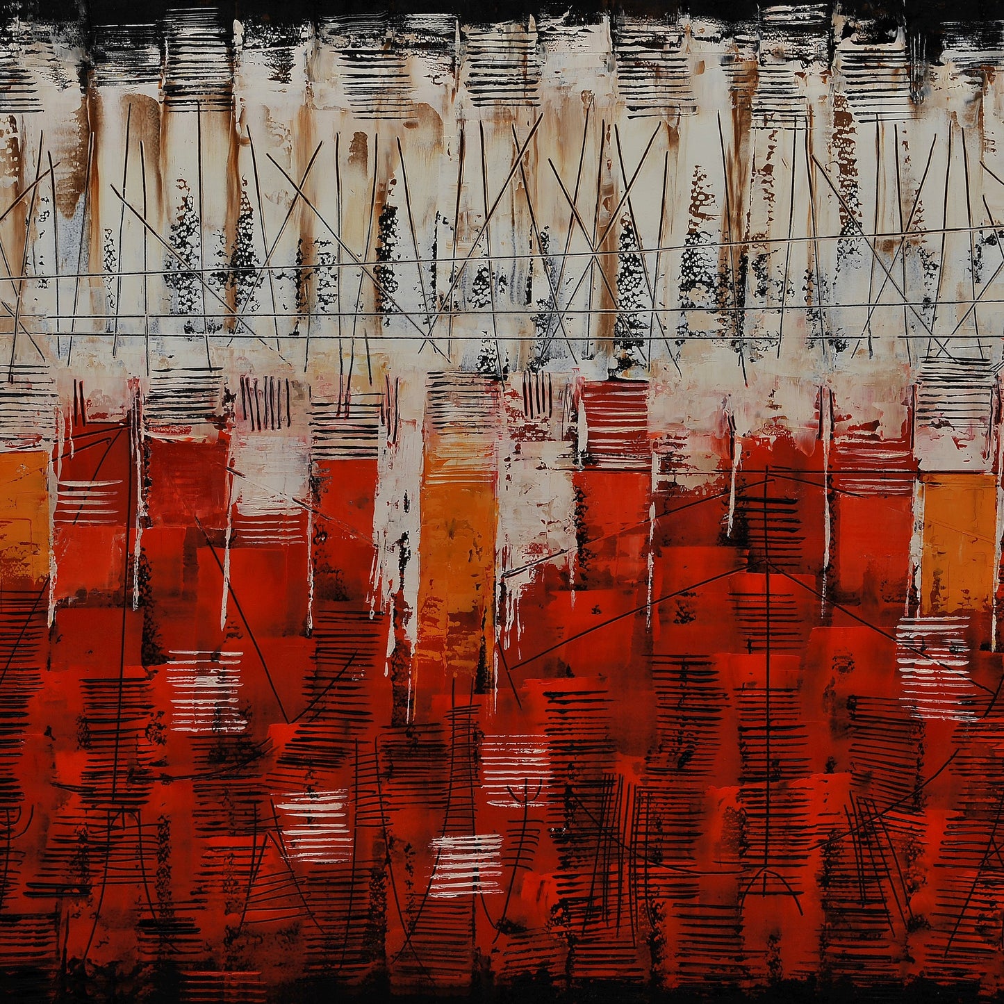 ABSTRACTO. Jaime Nowinski, Uruguay. Año 2020, 68.5x100cm