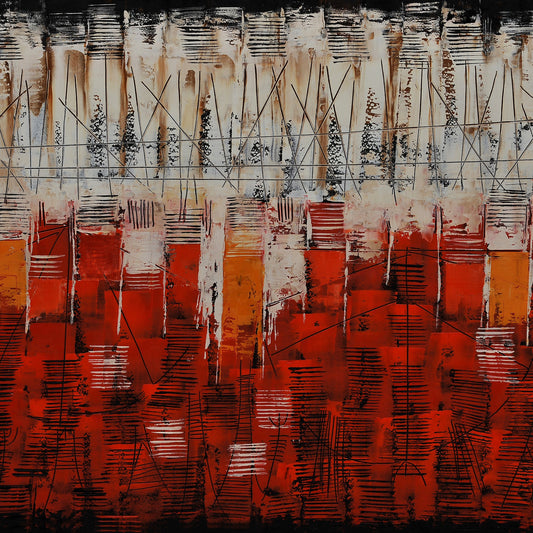 ABSTRACTO. Jaime Nowinski, Uruguay. Año 2020, 68.5x100cm