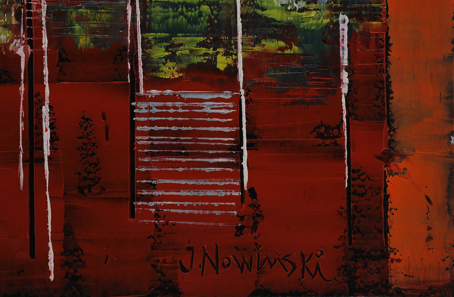 ABSTRACTO. Jaime Nowinski, Uruguay. Año 2021, 60x80cm