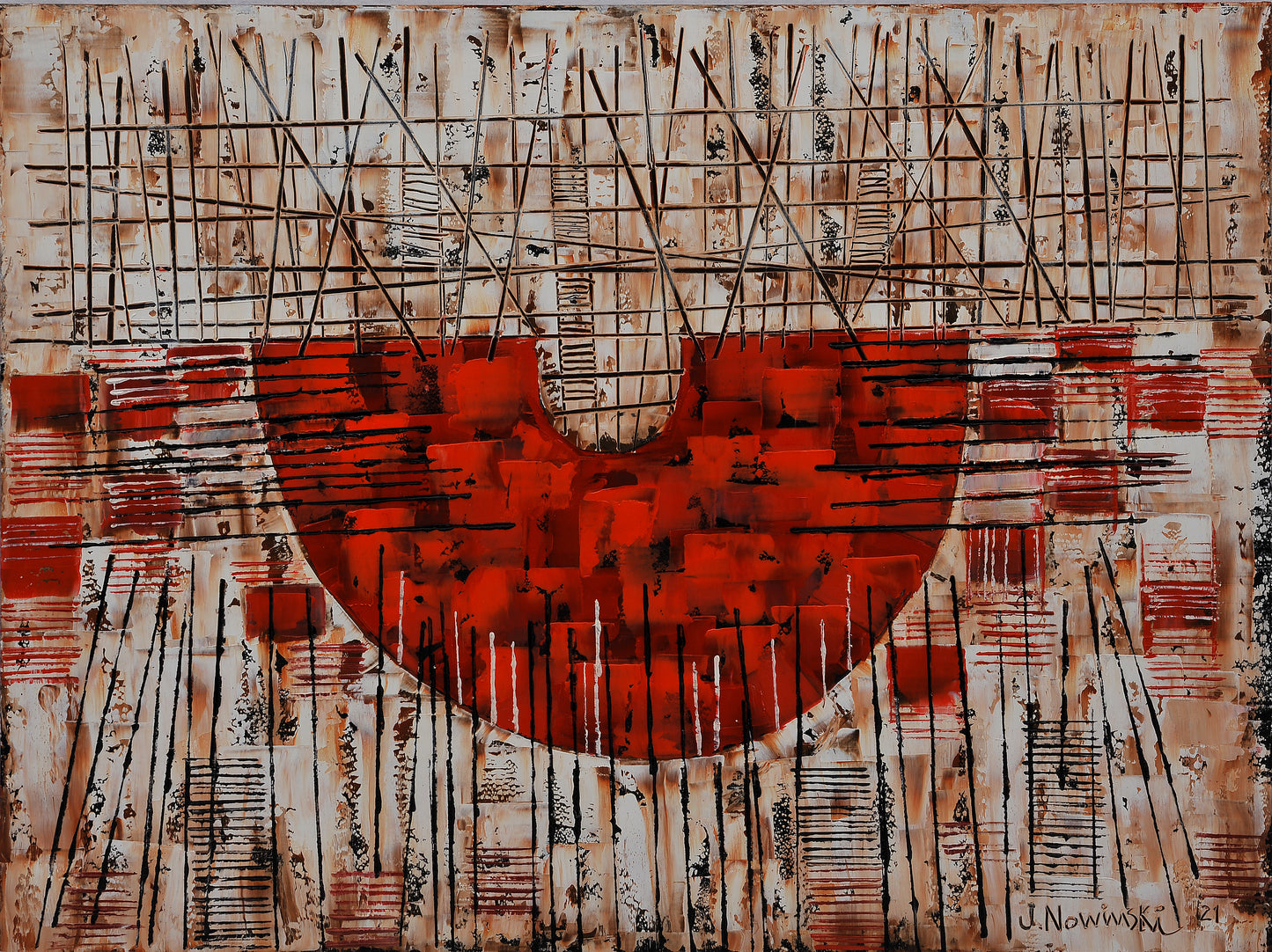 SIN TÍTULO. Jaime Nowinski, Uruguay. Año 2021, 60x80cm