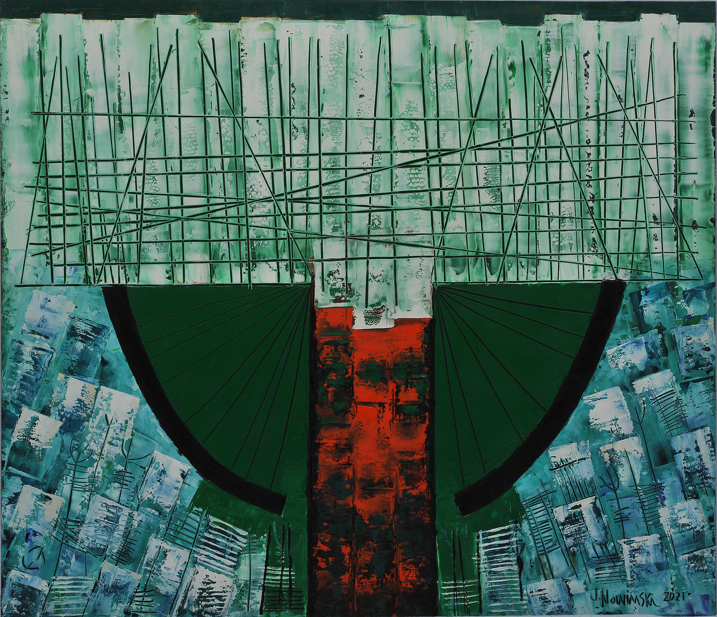 SIN TÍTULO. Jaime Nowinski, Uruguay. Año 2021, 68x84cm