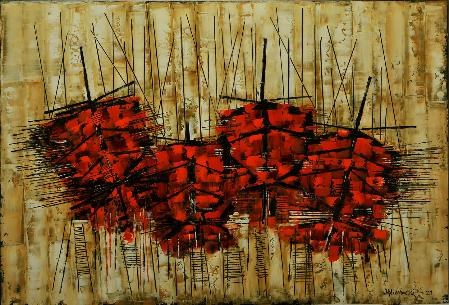 BARCAS IMAGINARIAS. Jaime Nowinski, Uruguay. Año 2021, 68X100cm