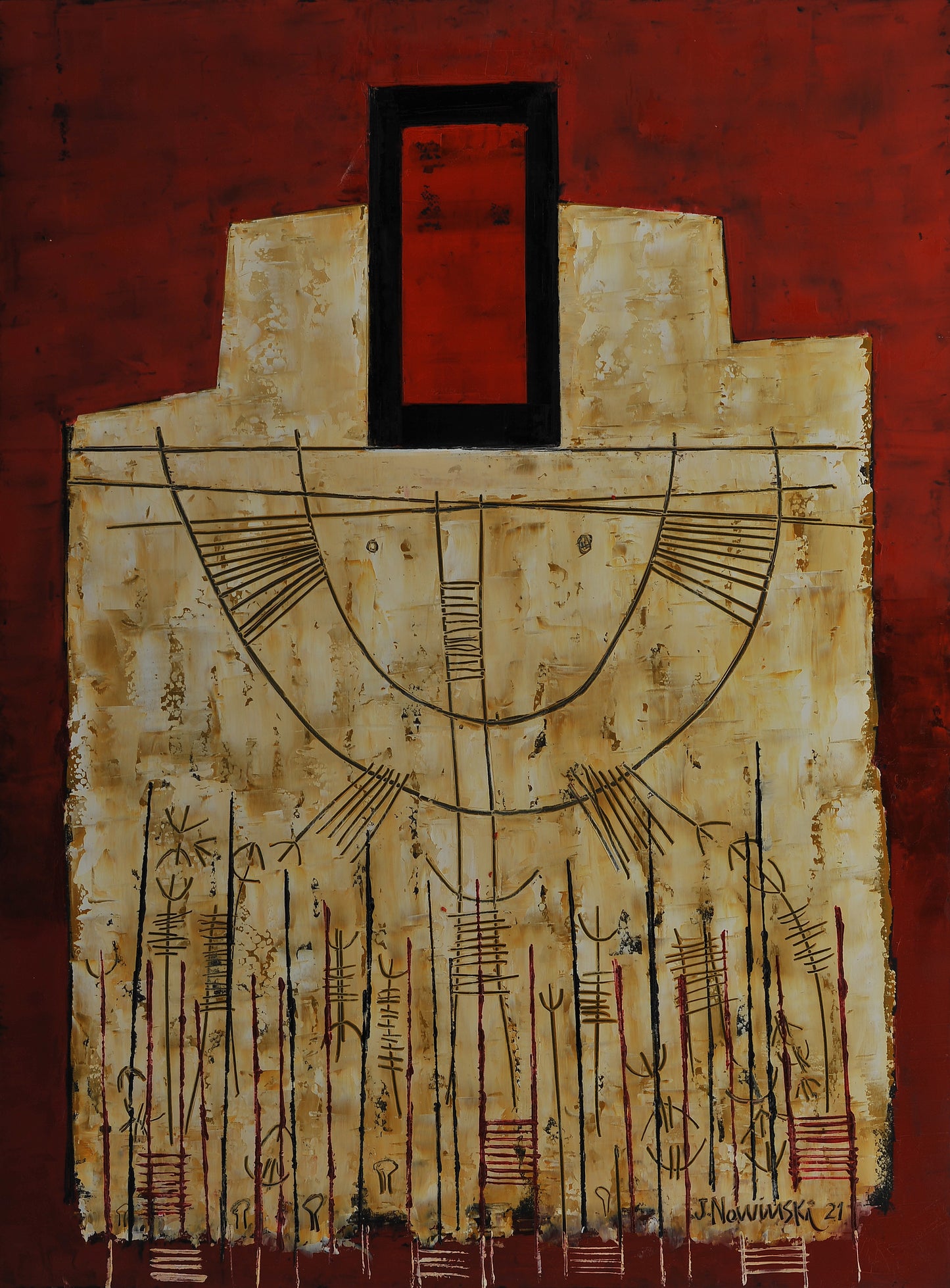 SIN TÍTULO. Jaime Nowinski, Uruguay, Año 2021, 92x68cm