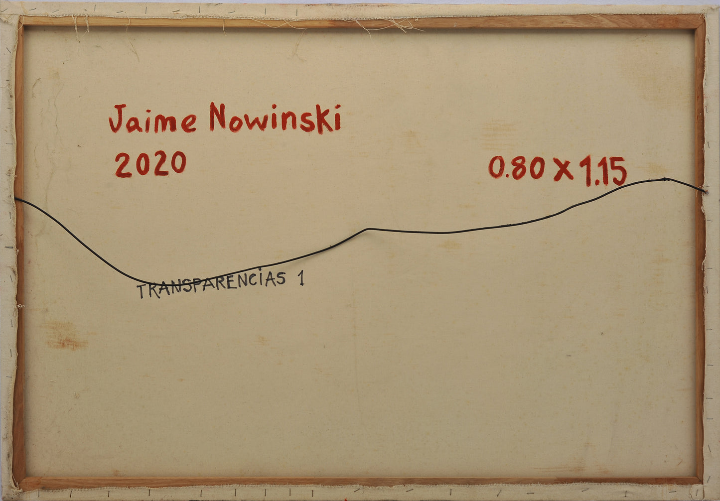 TRANSPARENCIAS 1. Jaime Nowinski, Uruguay. Año 2020, 80x115cm