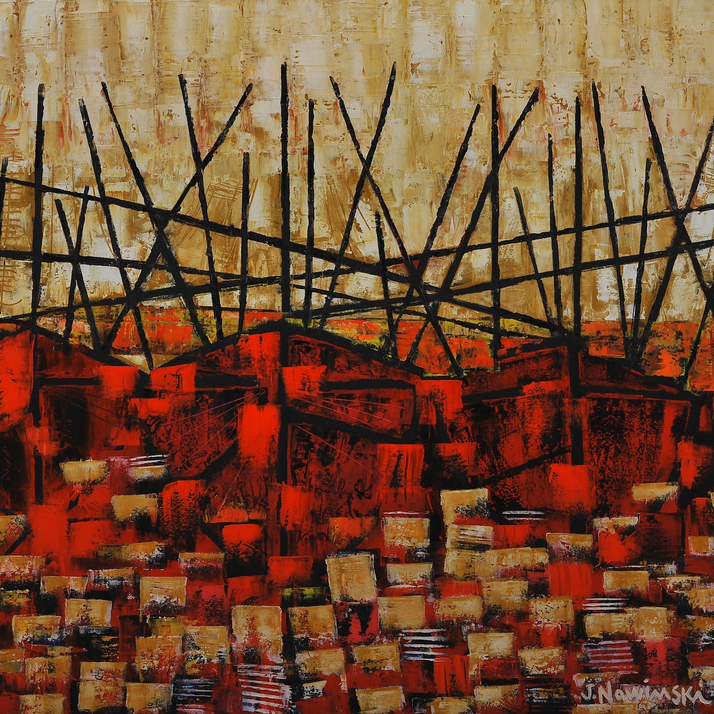 BARCAS IMAGINARIAS. Jaime Nowinski, Uruguay. Año 2020, 80x100cm