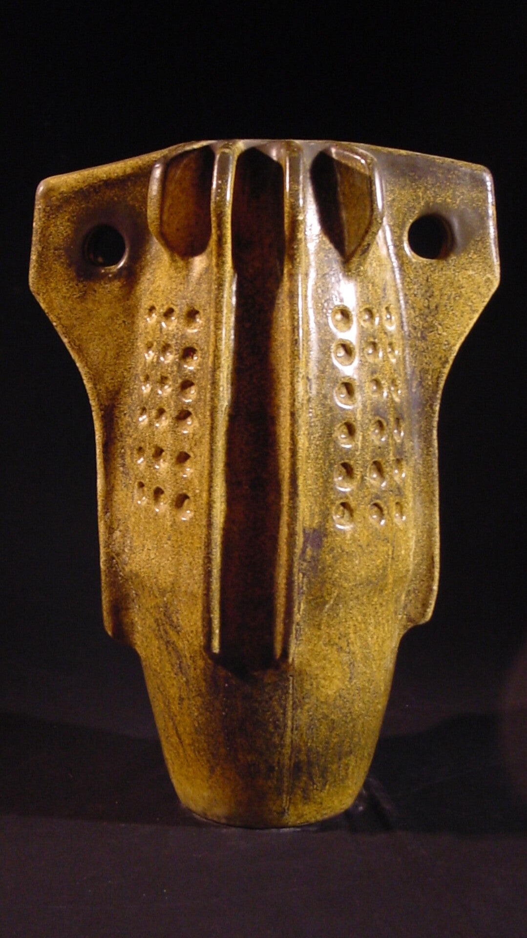 HOMENAJE A MODIGLIANI. Escultura en gres. Jaime Nowinski, Uruguay. Año 1987, 52x34x23cm